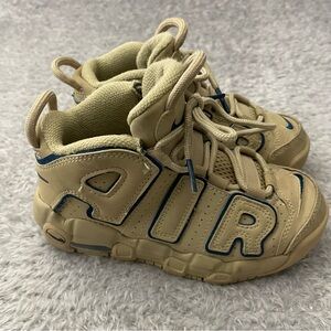 Nike Air More Uptempo TD 12C - Limestone/Navy - Toddler Sneakers